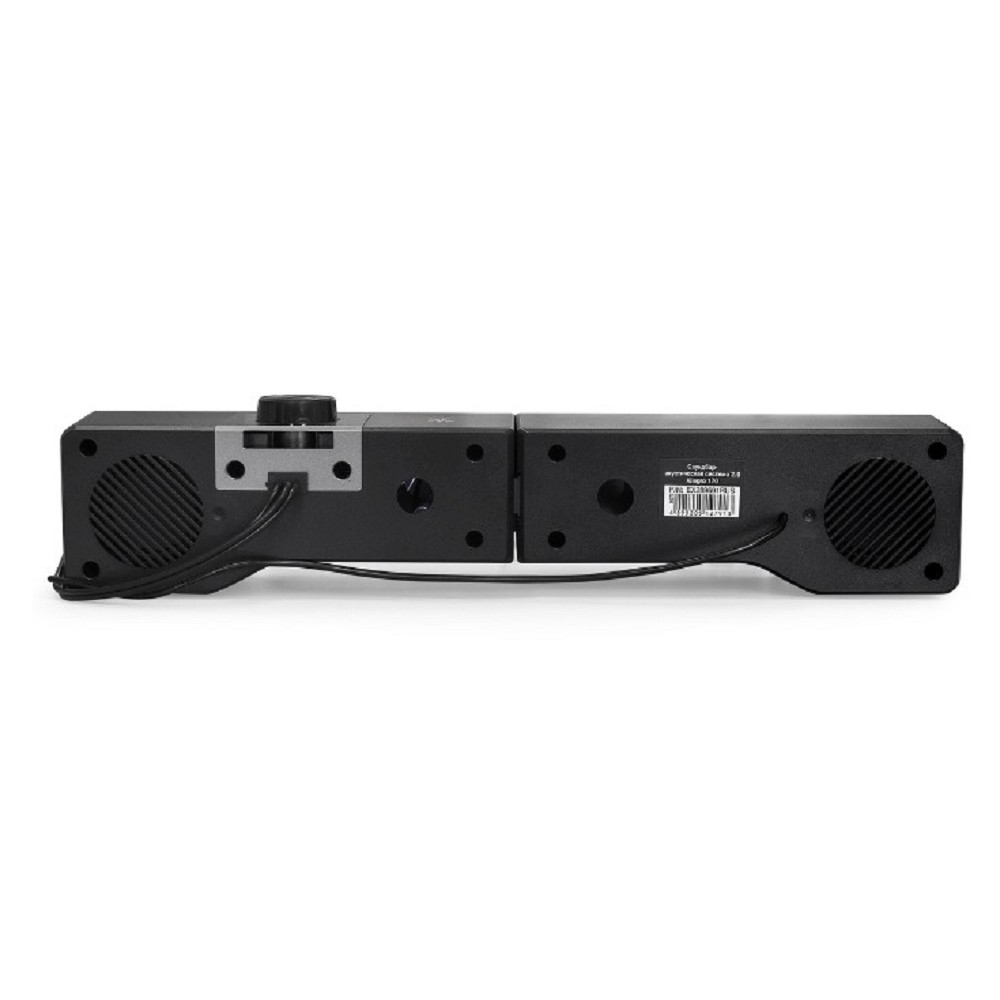 Колонки ExeGate Allegro 170 (питание USB, Bluetooth, 2х3Вт (6Вт RMS), 60-20000Гц, цвет черный, RGB подсветка, с возможностью трансформации в саундбар, Color Box)