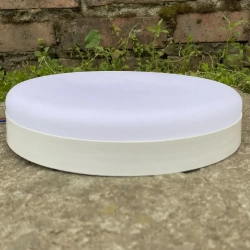 Светильник герметичный настенно-потолочный. Сверхяркий КРУГ 30Вт, со степенью защиты IP65. Размер 220х50. Холодный белый свет 6500К