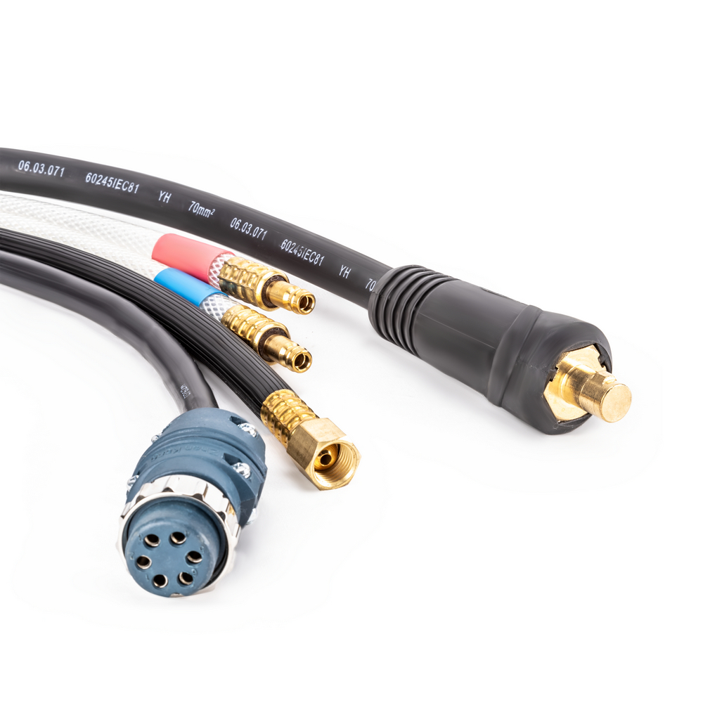 Комплект кабелей для INVERMIG 500E (для блока охлаждения, 15м, пр-во FoxWeld/КНР)