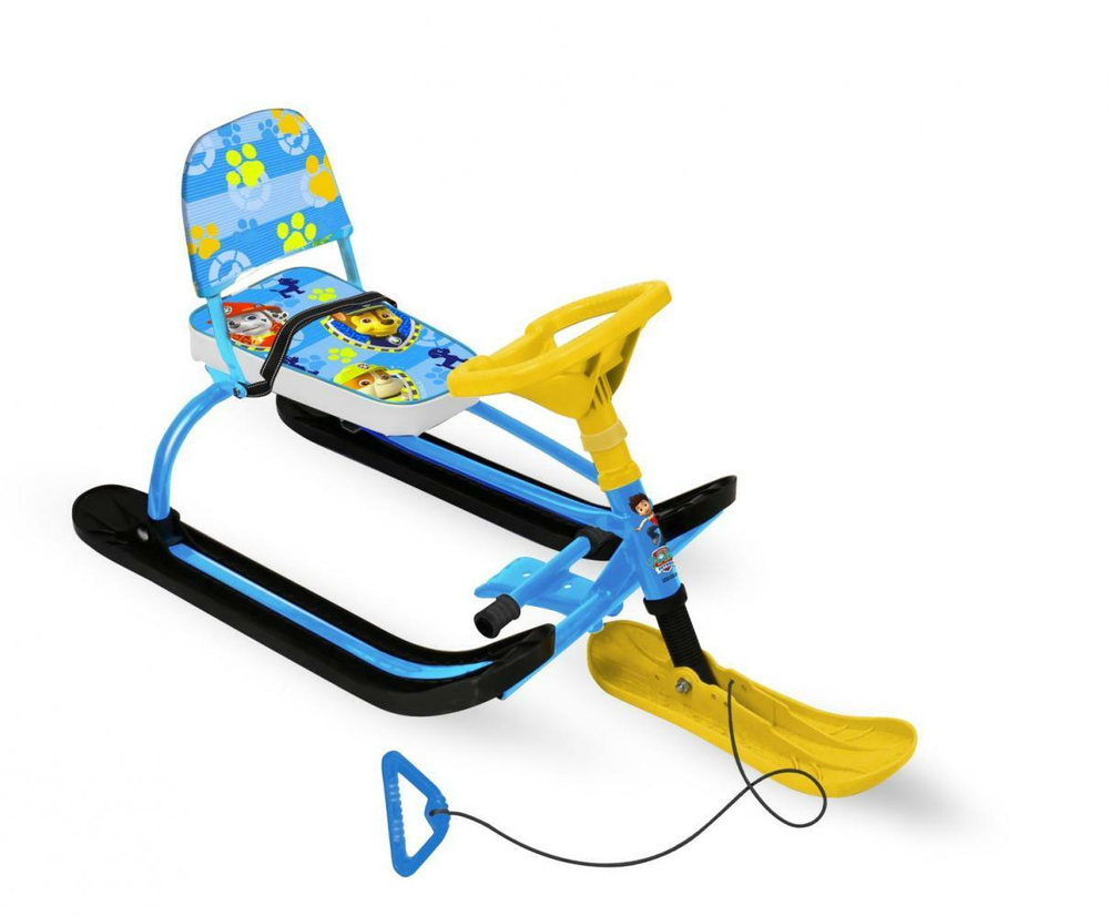 Снегокат Twiny 1 "Щенячий патруль" голубой каркас (арт. СРР/Г)