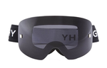 Givenchy Logo Ski Goggle In Matte Black & Smoke
