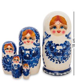 Народные промыслы МР-60/ 3-C Матрешка 5м «Злата»