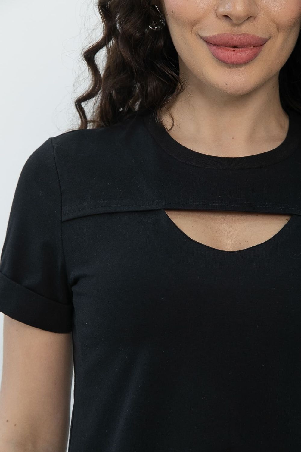 Футболка Дорис (черная) Б13352-50М LT Collection