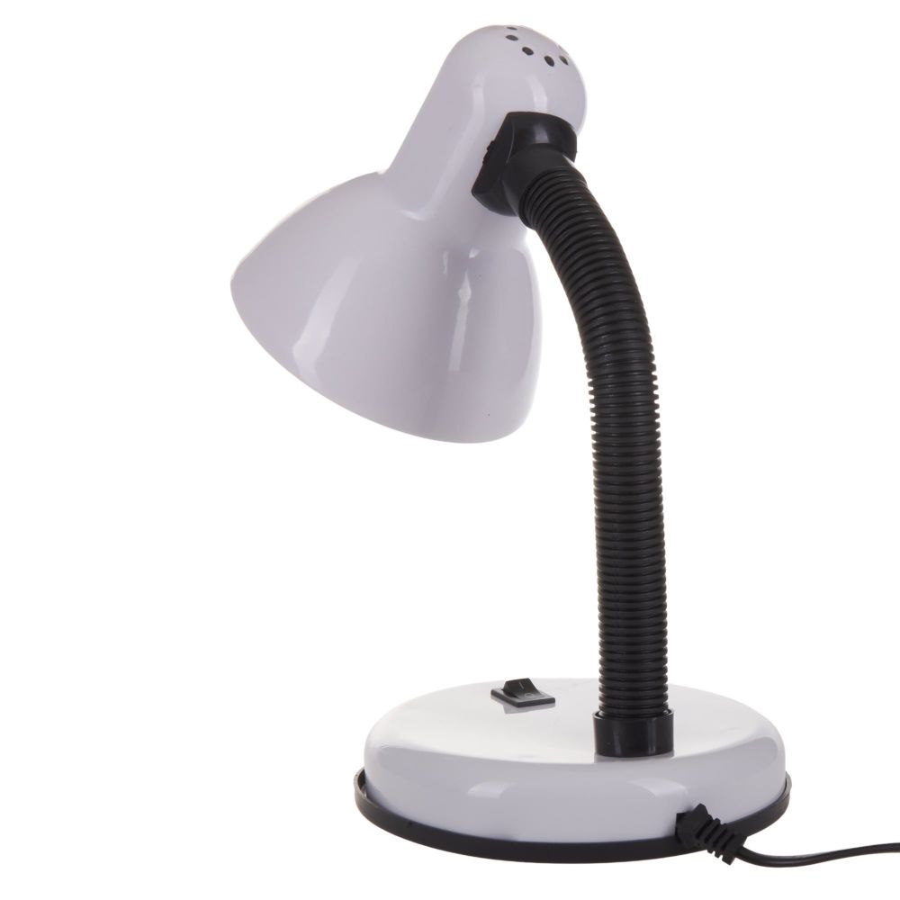 TLI-204 Светильник настольный. Цоколь E27. Цвет белый.