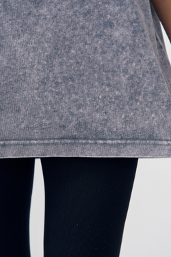 Футболка garment dyed (серый)