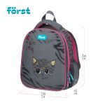 Ранец Först F-Top облегченный "Little leo" 36*28*15см, 2 отделения, 2 кармана, анатомическая спинка