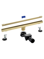 Душевой трап 60 см WONZON & WOGHAND, Брашированное золото (WW-65406T-BG)