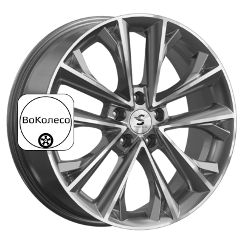 7x18/5x114,3 ET38 D67,1 КР012 (Outlander) Diamond Gloss Graphite Premium Series