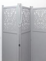 Ширма - перегородка для зонирования пространства деревянная резная "Прованс", 3 створки 1800 *480 мм