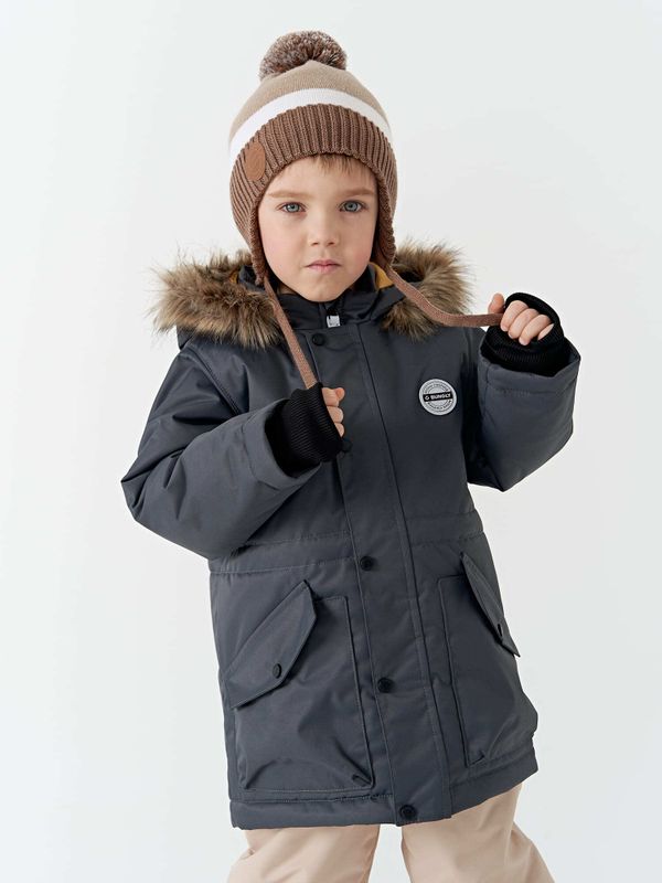 Шапка зимняя из смесовой шерсти 