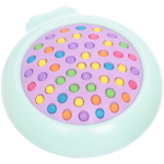 Расческа массажная складная с зеркалом, круглая «Monaco - Cat Mat», микс 4 цвета, 7 см (коробка PVC)
