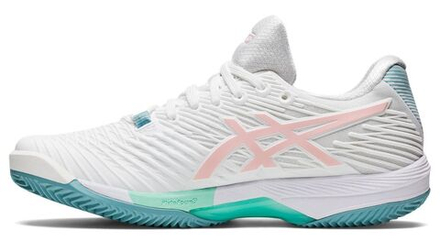 Женские Кроссовки теннисные Asics Solution Speed FF 2 Clay - white/frosted rose