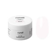 Гель-УФ Камуфлирующий №4071 RuNail 15 г.Фарфоровый блеск