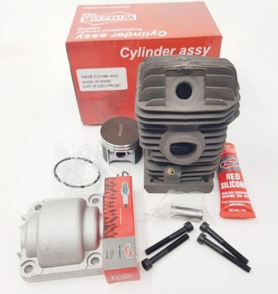 Поршневая группа б/п Stihl MS-250/210/230 (D:42.5-мм, + поддон, 2-кольца, керамика, Pro) [Winzor]