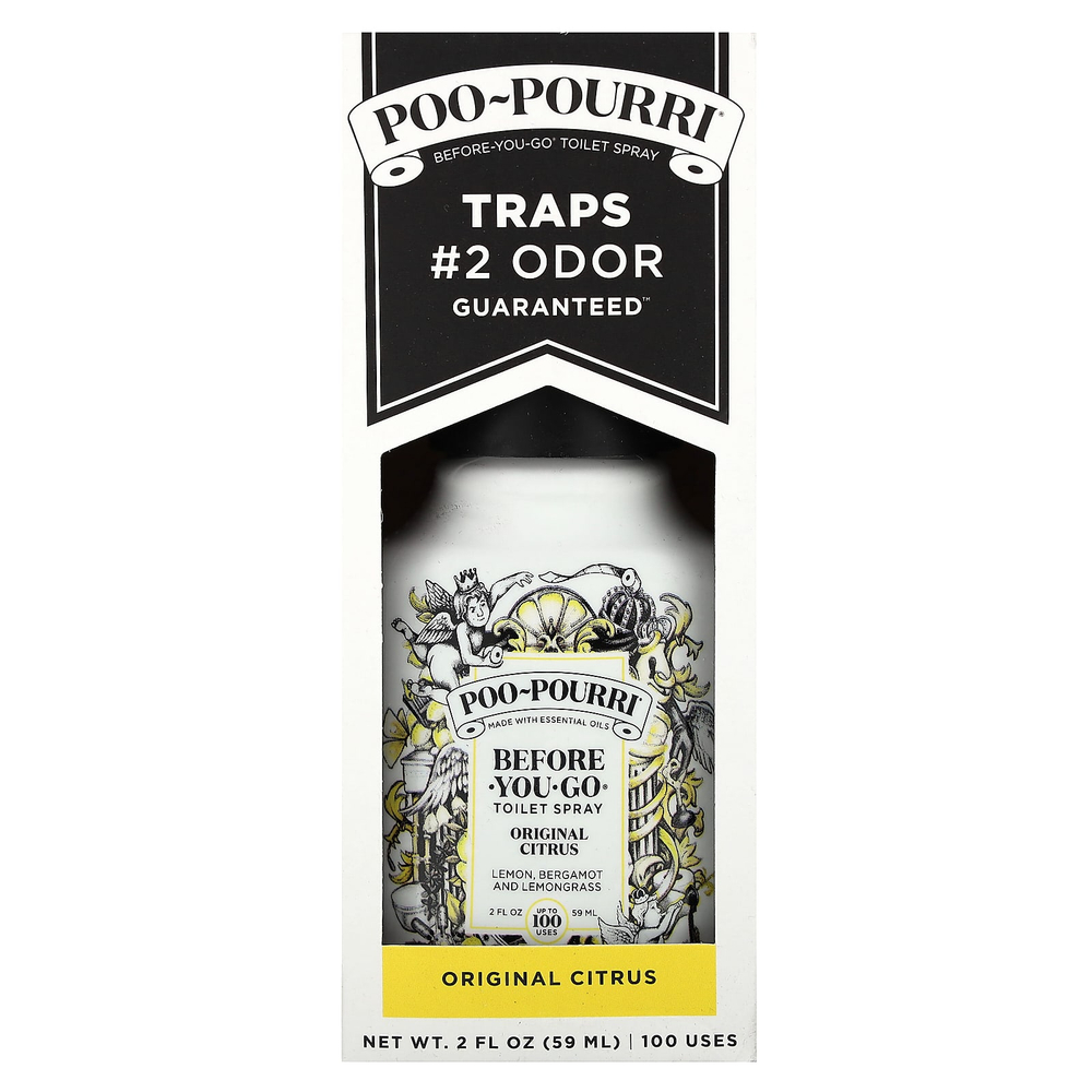 Poo-Pourri, спрей для туалета Before-You-Go®, классический цитрусовый, 59 мл