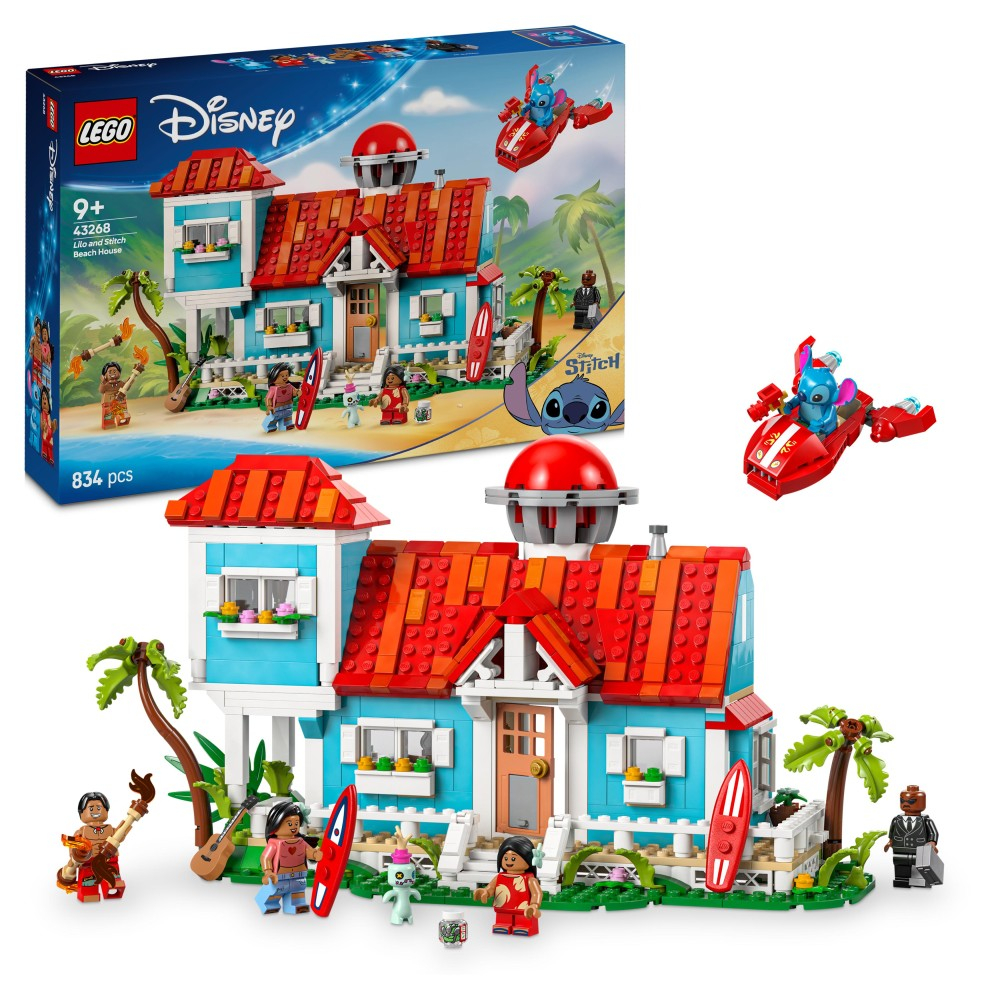 LEGO Disney Classic - Домик на пляже Лило и Стича 43268