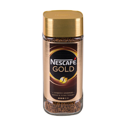 Кофе Молотый в Растворимом Nescafe Gold 95г Стекло