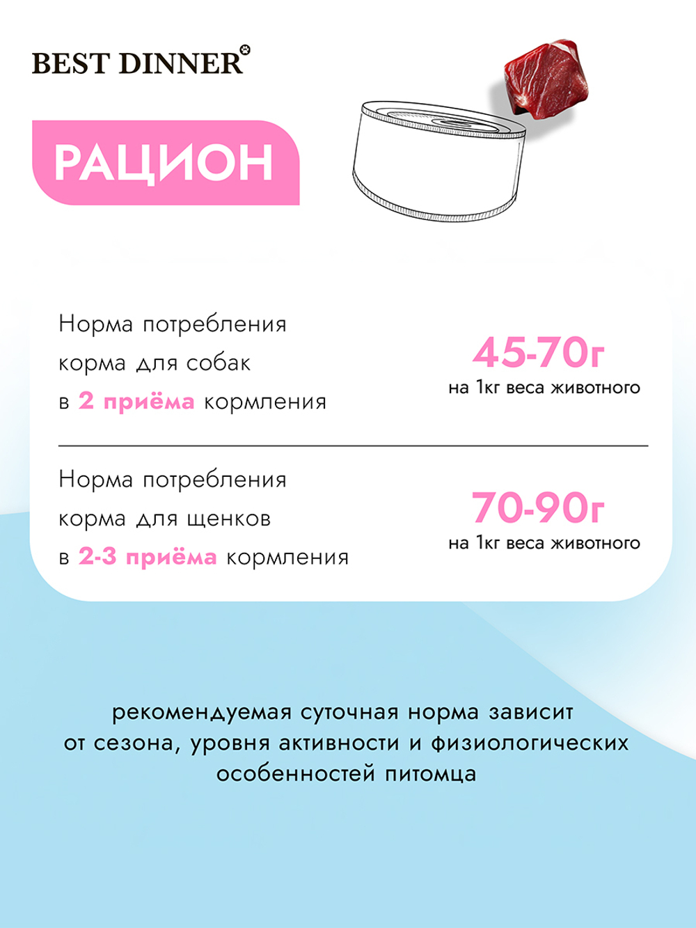 Best Dinner Эксклюзив Vet Profi для собак - Консервы  Exclusive Gastro Intestinal "Телятина с потрошками 100 г