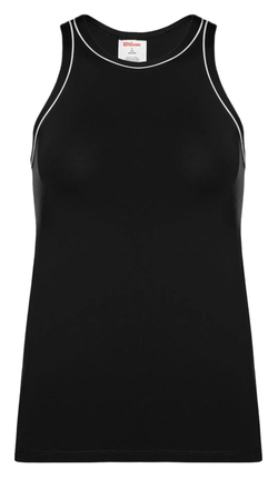 Женский топ теннисный Wilson Team Tank Top - черный