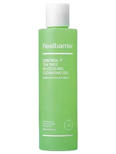 Real Barrier Очищающий гель с чайным деревом и салициловой кислотой для проблемной кожи Control-T Tea Tree AC Cooling Cleansing Gel 200 мл