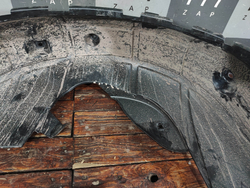 Подкрылок задний левый Changan CS55PLUS  Б/У Оригинал S203F2709020300