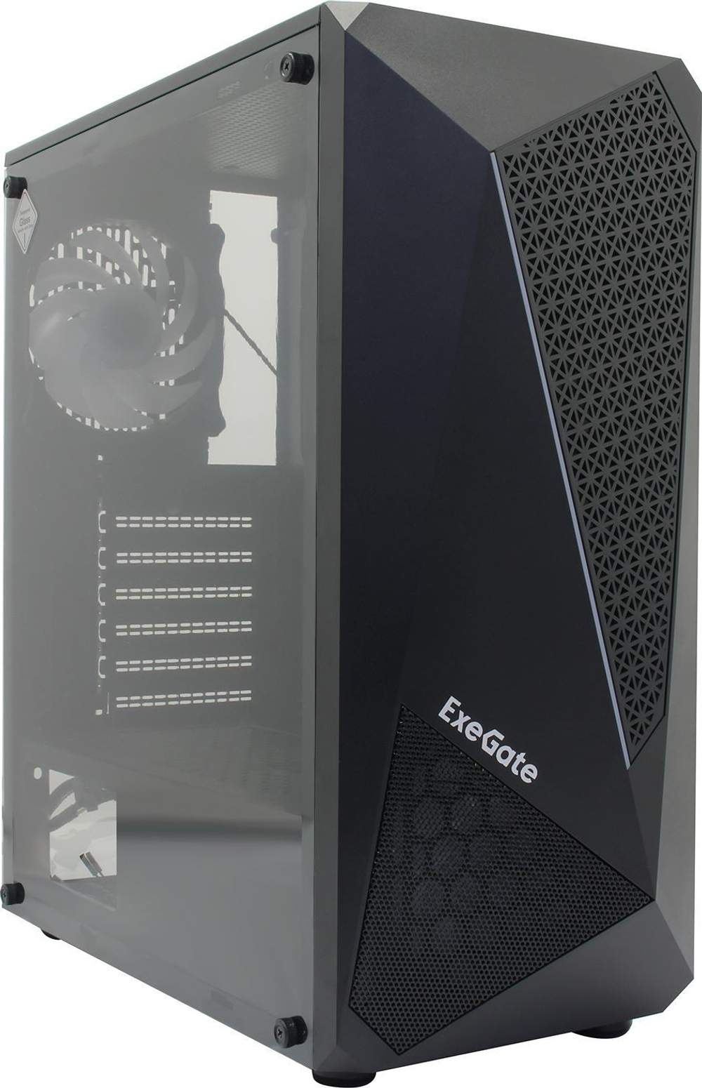 Корпус Miditower Exegate &lt;EVO-8225&gt; Black ATX без БП &lt;EX292858RUS&gt;