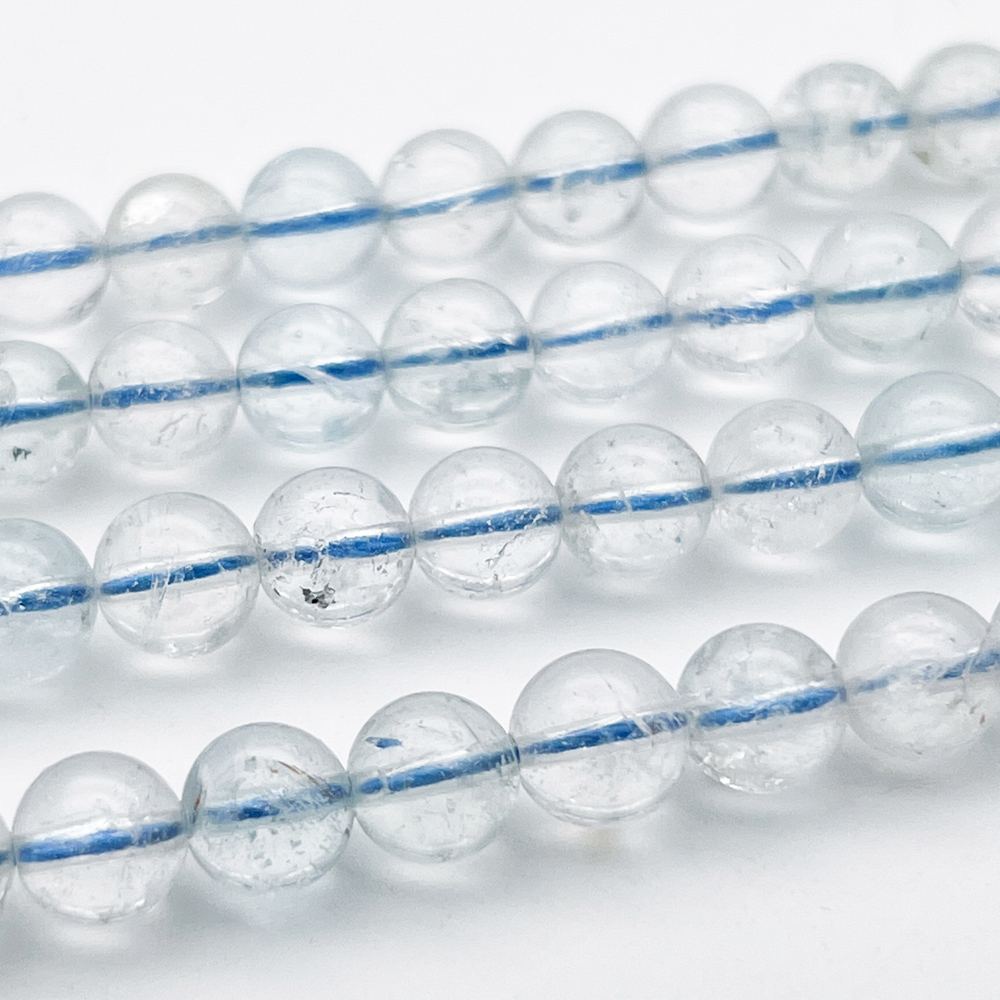 Топаз бусины, диаметр около 7,9-8,1 мм, цена за 12 шт (1/4 нити)