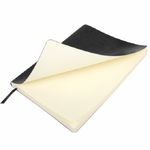 Ежедневник недатированный Brauberg, А4, 160л, кожзам, Metropolis Ultra, черный