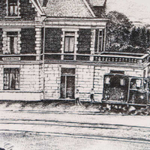 Декоративная тарелка «GARE DOMMELDANGE, 1884»