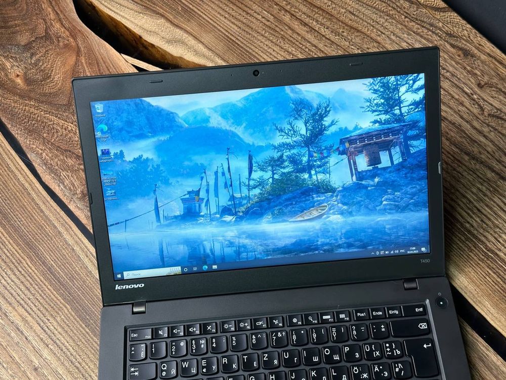 14" Ноутбук Lenovo Thinkpad T450 (1600x900, Intel Core i5-5300U, RAM 4ГБ,SSD 128ГБ, Intel HD Graphics 5500, Win 10Pro)