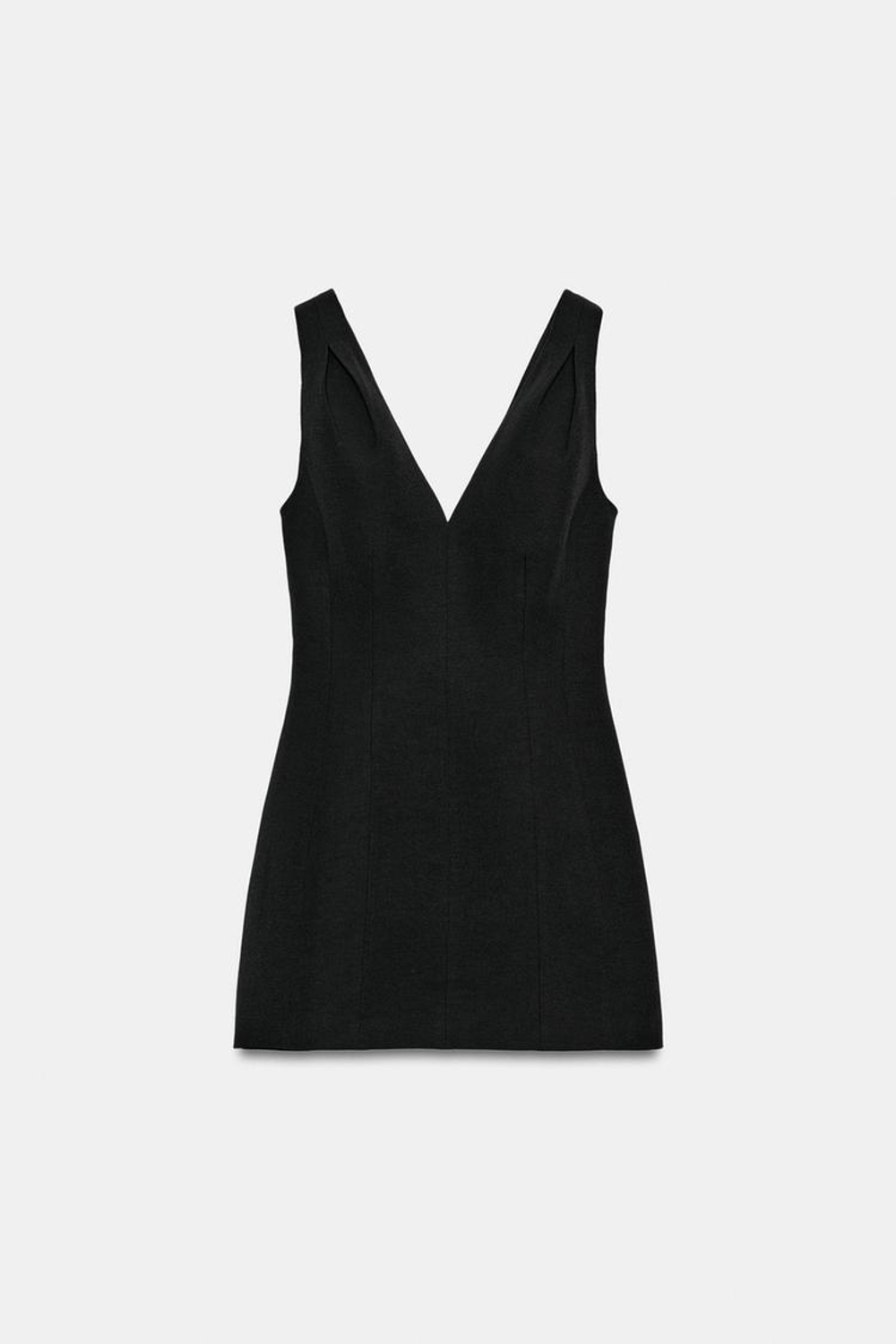 ZARA КОРОТКОЕ ПЛАТЬЕ — ZW COLLECTION, ЧЕРНЫЙ