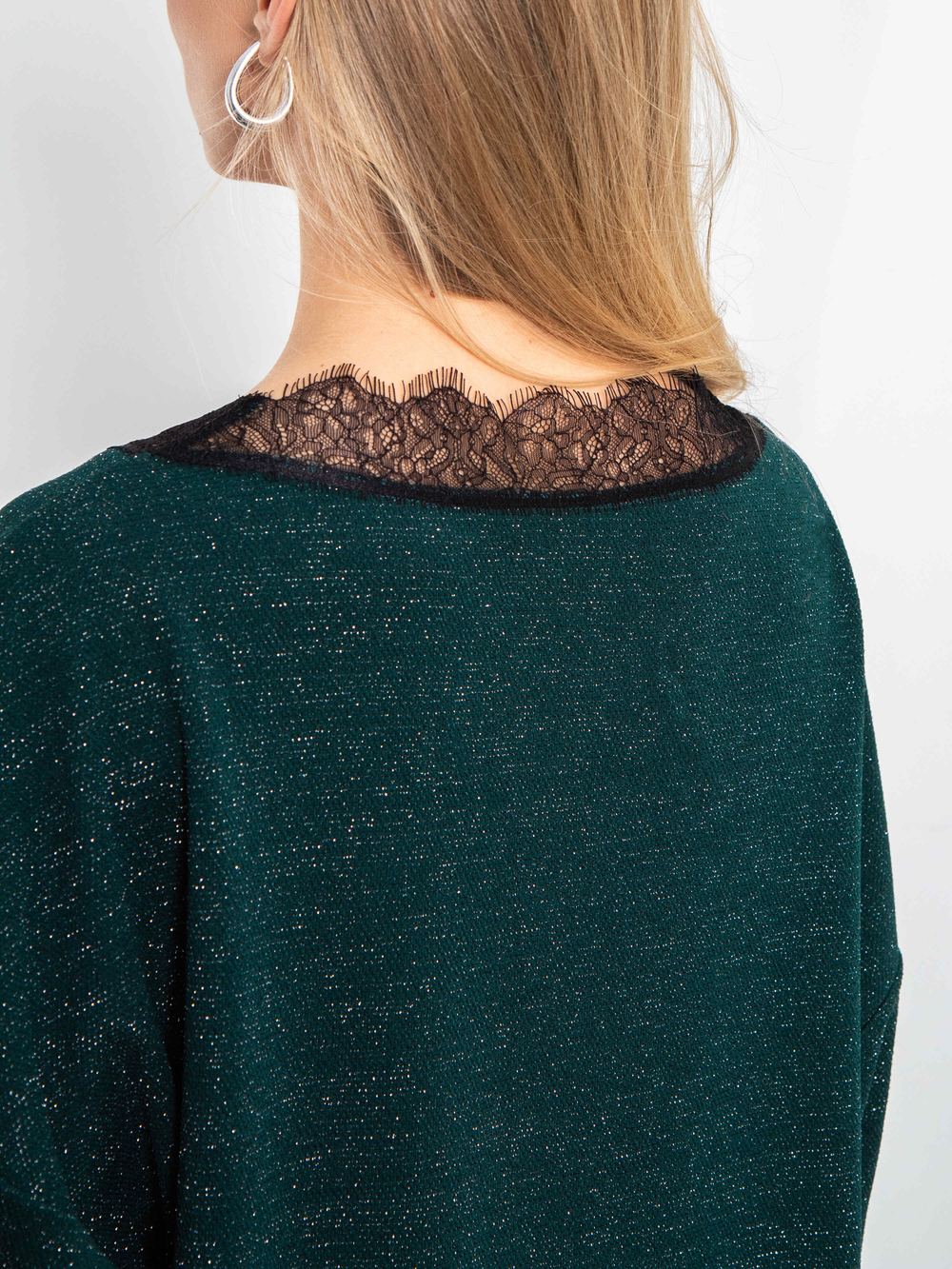 Джемпер Блеск (зеленый с люрексом)