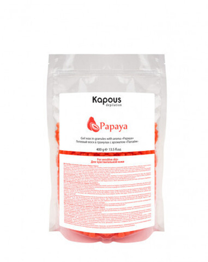 Воск гелевый «Папайя» Kapous  в гранулах 400 г