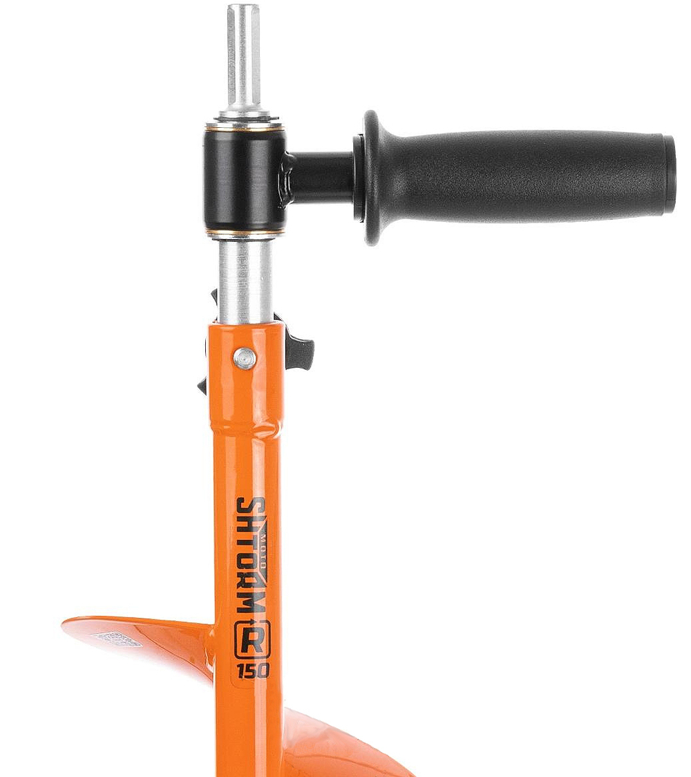 Комплект под мотобур Тонар MOTOSHTORM 150R (шнек+адаптер АШ-02+молоточек), 150мм