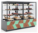 Витрина кондитерская CANARY 1300 прямое стекло со стеклопакетом