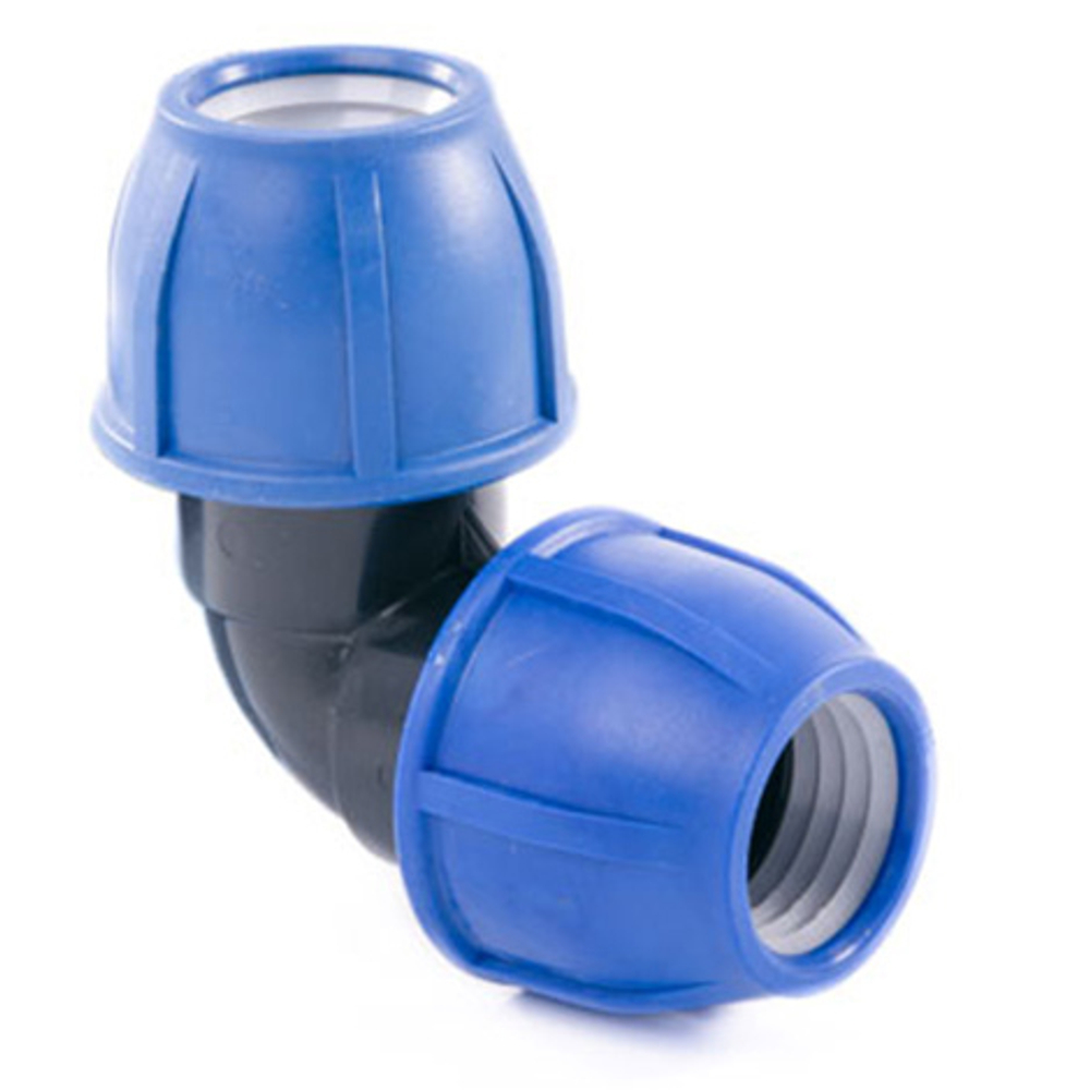 Отвод компрессионный PN16 d 25 для ПЭ труб, РТП (60/1)