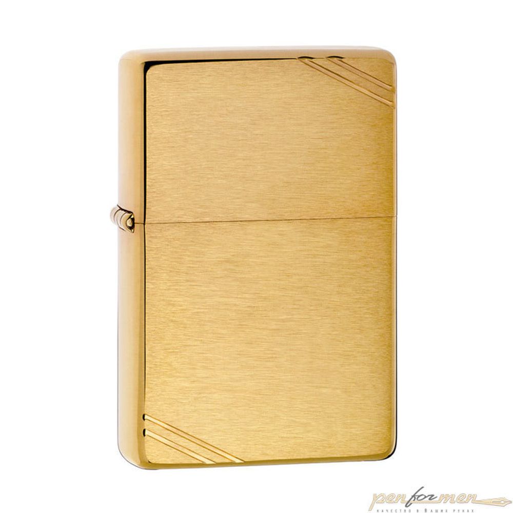 Зажигалка ZIPPO Brashed Brass (240)
