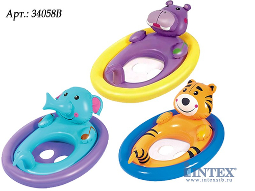 Круг для плавания с сиденьем.