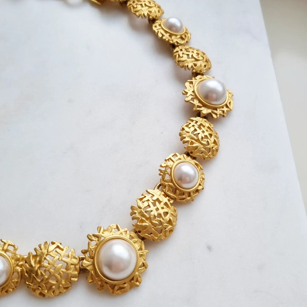 Колье с жемчуга Anne Klein
