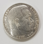 5 марок 3 рейх. 1936 год. (G). XF+