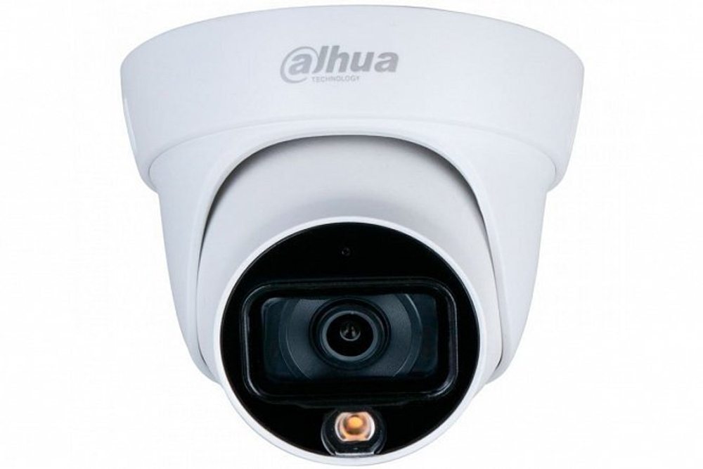 Видеокамера Dahua 2MP FullColor HDCVI DH-HAC-HDW1239TLQP-LED-0280B