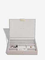 Органайзер для украшений Stackers Classic Jewellery Box Lid - Taupe Woven (Sage Green / светло-зеленый / Sage Green)