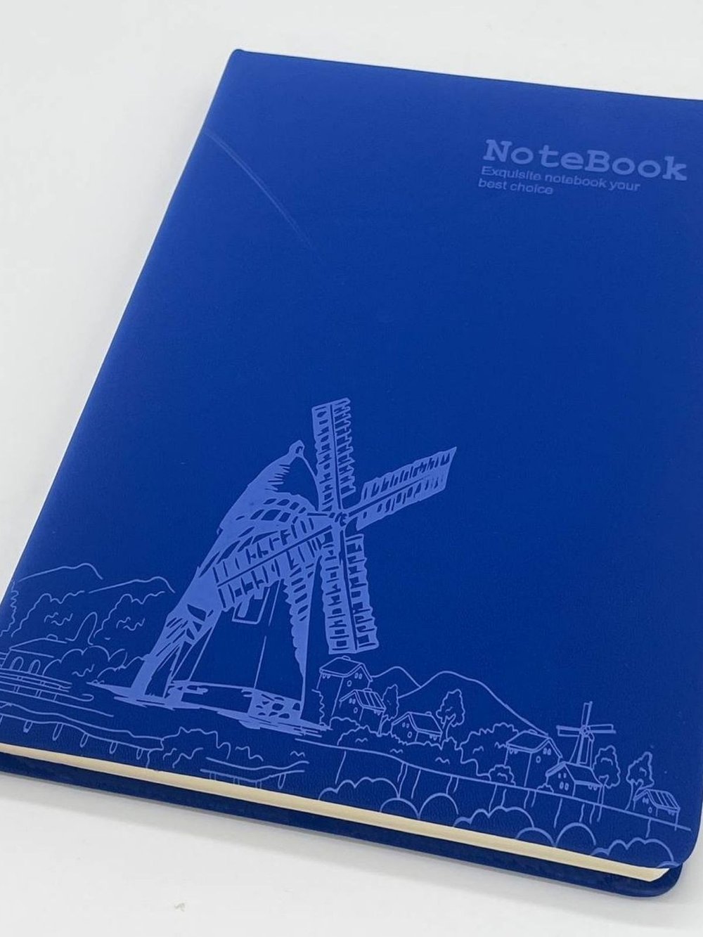 Блокнот 112 л. В5 25*17,5 см лин. синий бархат (7674-11)