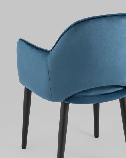 Стул Венера NEW, велюр сине-зеленый NP (набор 2шт)