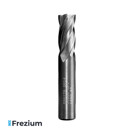 Концевая твердосплавная фреза по металлу "Hanita" (14x14x32x83 Z4; D014)