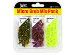 Micro Grub Mix Pack 90 шт (1" - 25 мм) - набор силиконовых приманок от Lucky John