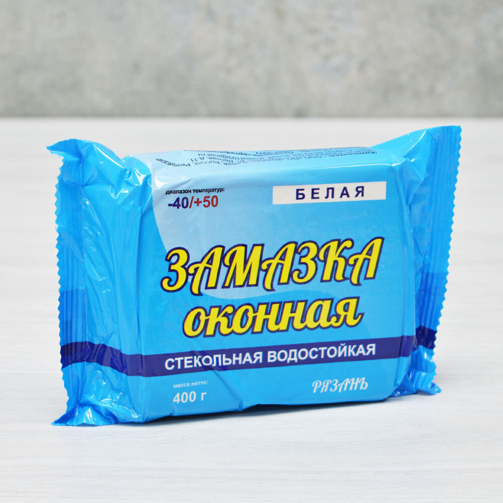 Замазка оконная 400 г белая
