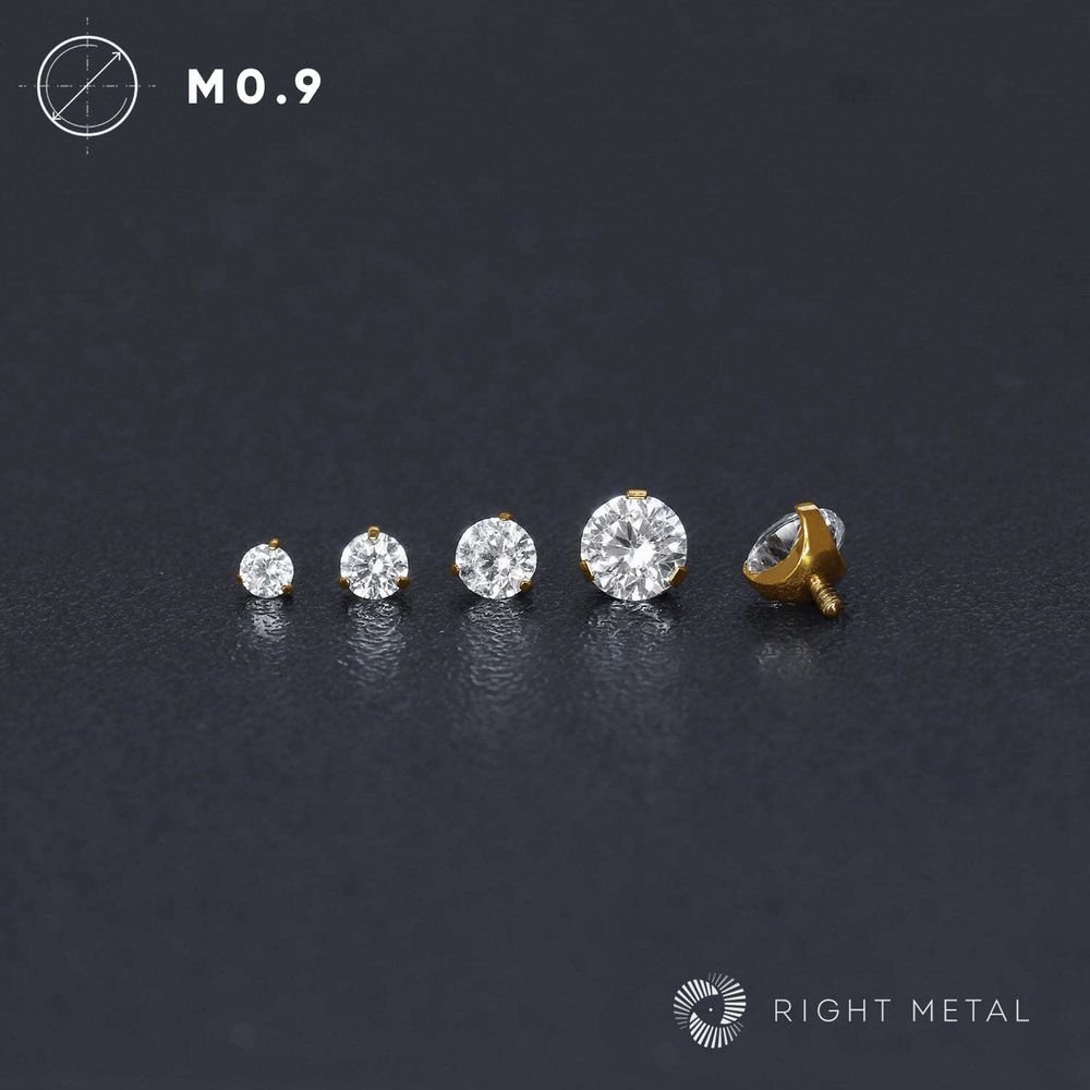 Cubic Zirconia Crystal PVD Yellow