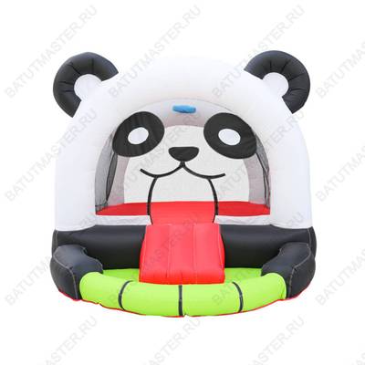 Батут для детей на дачу "Весёлая панда" 3,4*2,7*2,1 м