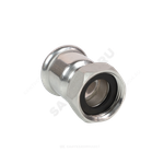 Муфта сталь нерж AISI 316L Дн 28х1" Ру16 пресс/нак/гайка Inoxpres RM 183028012